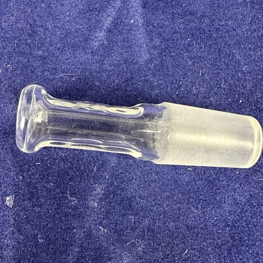 Set Of 4  PYREX  5640 25 mL Class a Volumetric Flasks Frosted Glass Stoppers